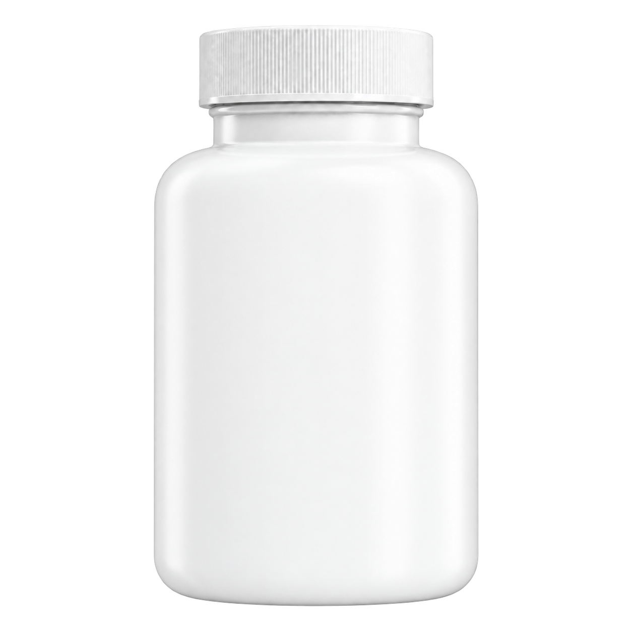 Unbranded supplement bottle