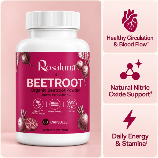 Rosaluna Organic Beetroot — healthy circulation and daily energy