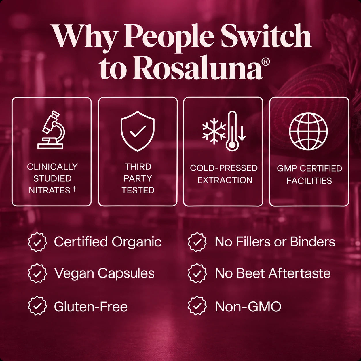 Rosaluna beetroot | Why people switch